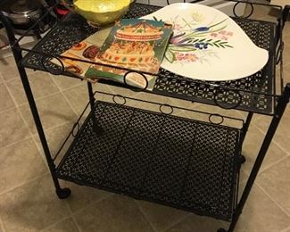 Mid century modern cart