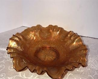 61D, Dragons and Roses fluted dish, $14