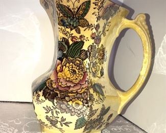 66D, Maling luster stoneware pitcher, $12