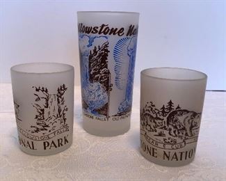71D, set of thee Yellowstone glasses, $12