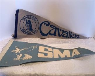 72D, Set of two pennants, $10/all