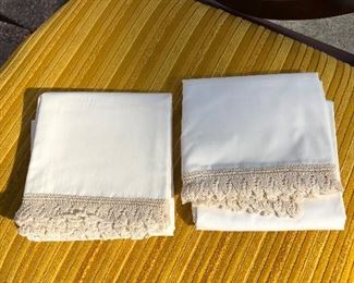 86D, Set of new embroidered pillowcases, $6