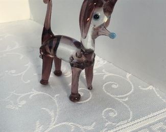 128D, Scannell blown glass poodle, Ireland, $22