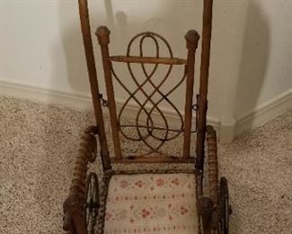 Vintage baby buggy