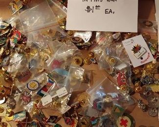 Pins from all over the world