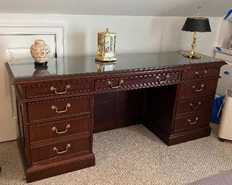 Mahogany desk - Jasper Cabinet Co. $295
