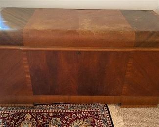 Vintage cedar chest $95