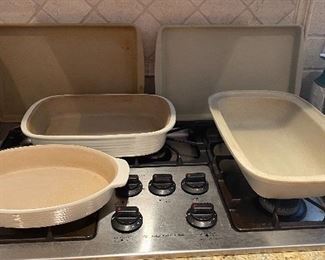 Pampered Chef stoneware cookware