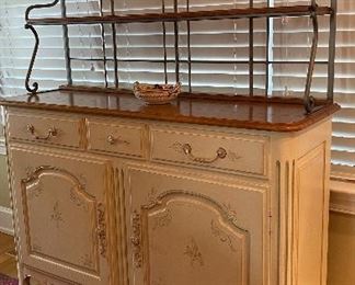 Ethan Allen French Country painted cabinet $375
