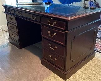 Mahogany executive desk - Jasper Cabinet Co. $445