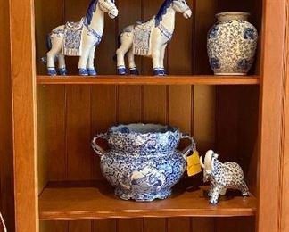 Blue & White Asian ceramics