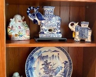 Blue & White Asian ceramics