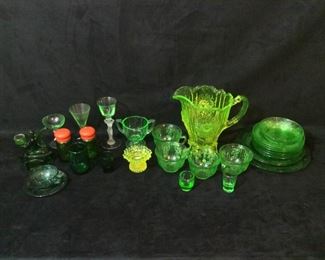 BA342 Green glass
