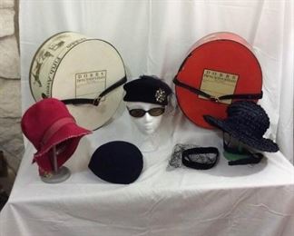 BA512 Vintage Hats with Carrying Cases