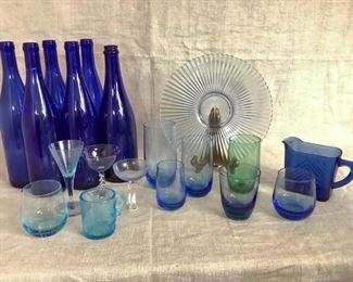 BA716 Colored Glass Bottles and More