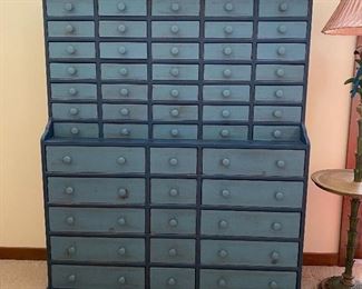 $395 Apothecary chest/cabinet - 50 drawers!