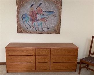 20% off of $395 Teak triple dresser - Perfect!