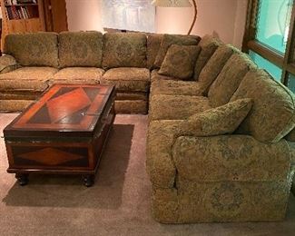20% off of $595 Sherrill sectional sofa