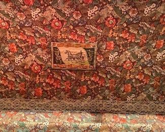 Restored antique hump back trump label