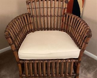 20% off of $175 ea Rattan chair 2 of 2 sold separately