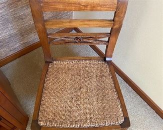 20% off of $149 Bauer woven seat side chair
