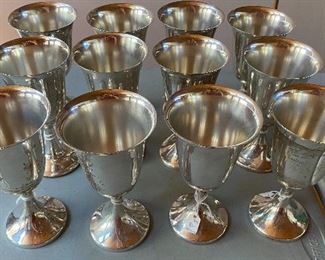 Sterling goblets