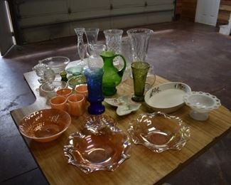 Vases, Bowls, Glass