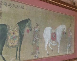 Framed Asian art