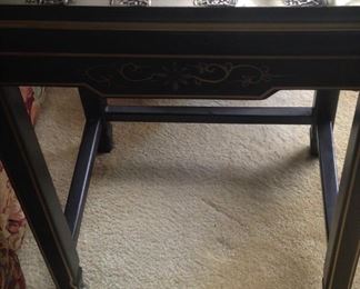 One of several small tables