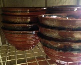 8 of 11 matching bowls