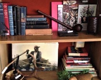 Books and decor