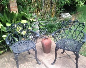Matching patio chairs