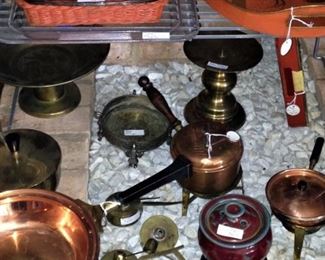 Variety of serving pieces