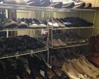 Some of the many shoes