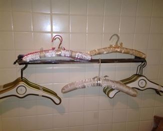 Padded and wood hangers