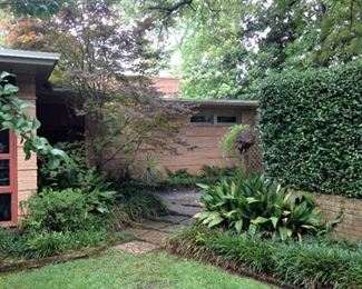 The Cameron home holds unique selections. We hope to see you July 9-11th. (Metal sculpture - NOT for sale.)