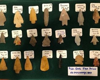 Additional arrowheads