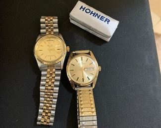 The Rolex is a copy...not authentic!