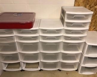 Various storage bins