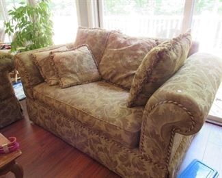 fabric loveseat/matching sofa