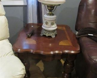 several small lamp tables