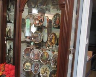 curio cabinet/collector plates