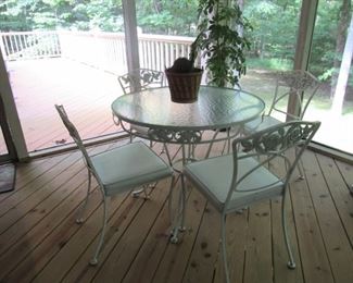 vintage metal patio furniture