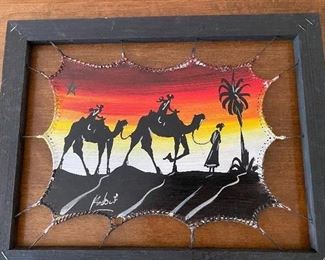 Hand Painted Travel Art, Signed by Artist