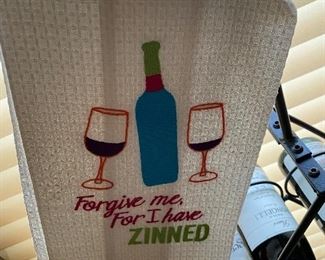 Cute Wine Towel