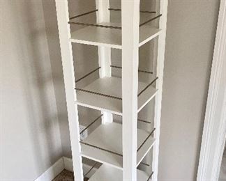 White shelf