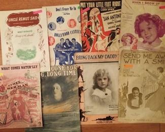 antique and vintage sheet music