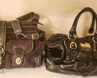 Coach purses, designer purses