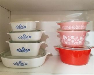 Corningware and Pyrex