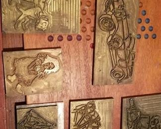 Brass printing molds